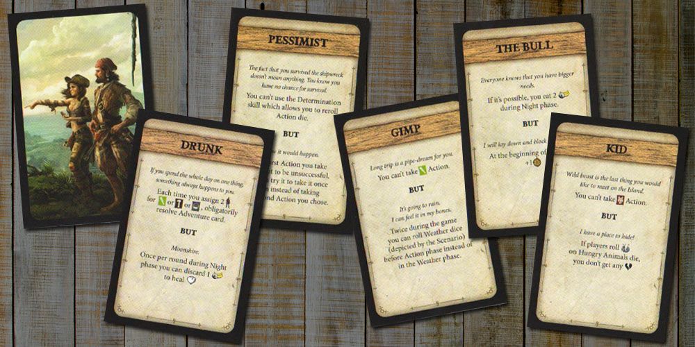 Robinson Crusoe: Adventure on the Cursed Island – Trait Cards I