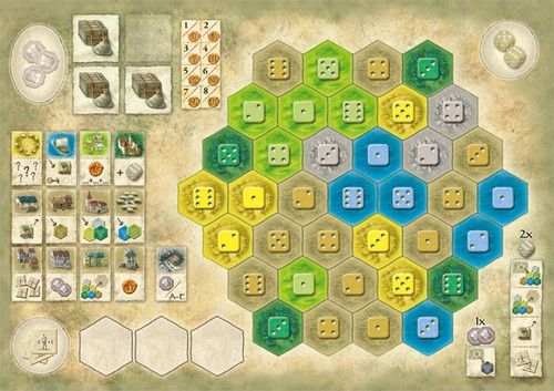The Castles of Burgundy: Player Board – German board game championship 2013