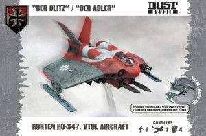 Dust Tactics - Axis: Horten HO-347 Aircraft (Der Adler/Der Blitz)