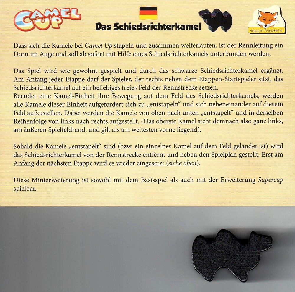 Camel Up: The Referee Camel