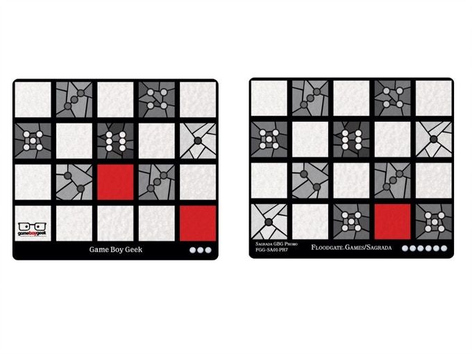 Sagrada: Promo 7 – Game Boy Geek Window Pattern Card