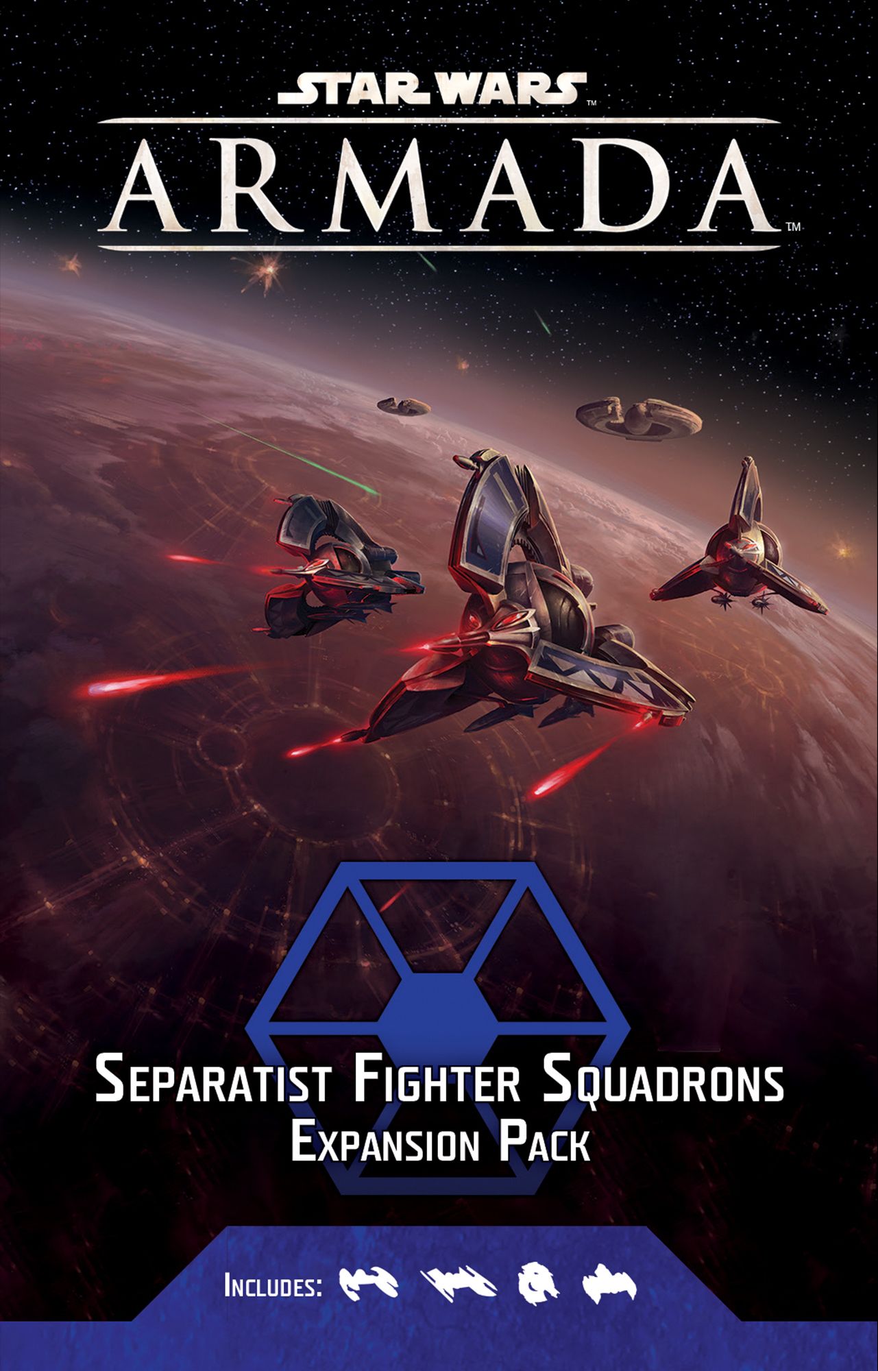 Star Wars: Armada - Separatist Fighter Squadrons Expansion Pack