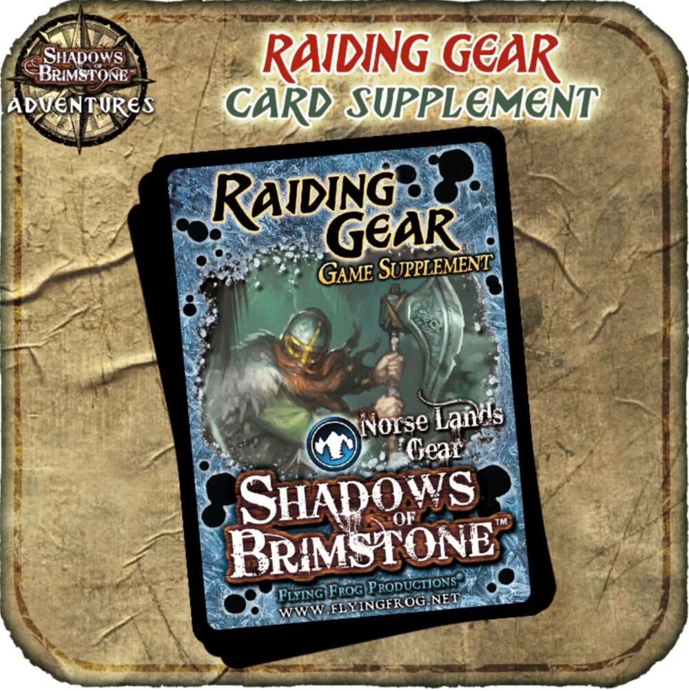 Shadows of Brimstone Adventures: Gates of Valhalla – Raiding Gear Game Supplement